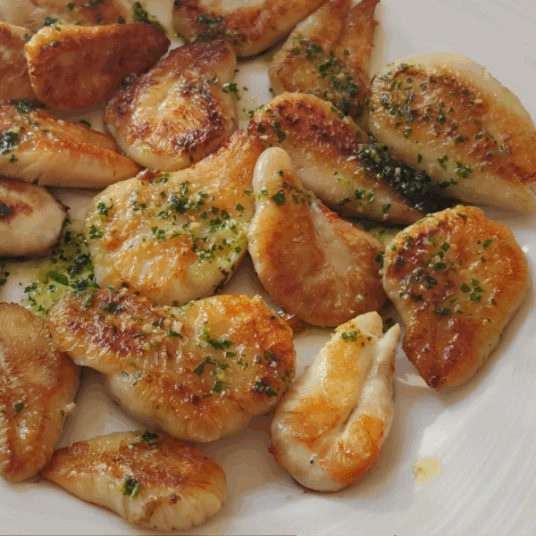 Huevas de sepia a la plancha