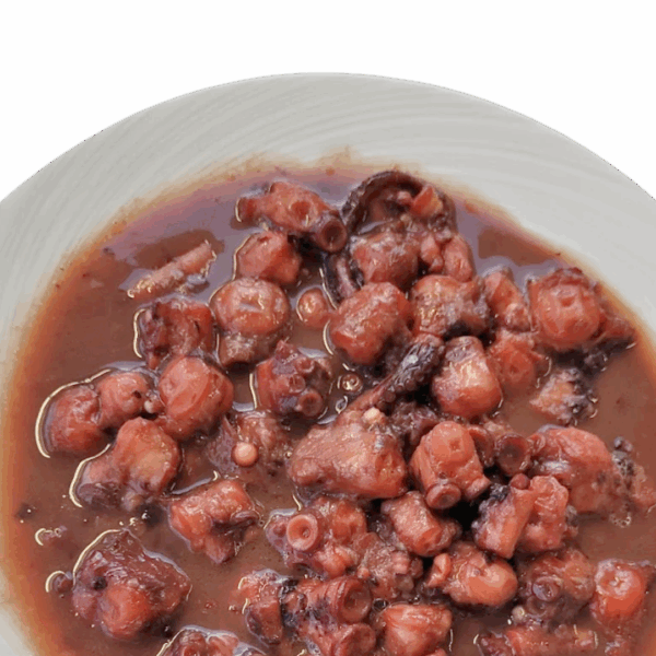 Pulpo guisado estilo Baydal